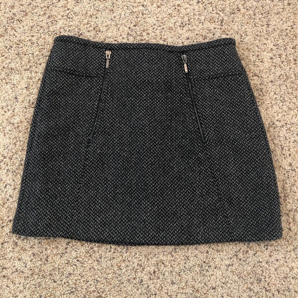 Willi Smith wool mini skirt